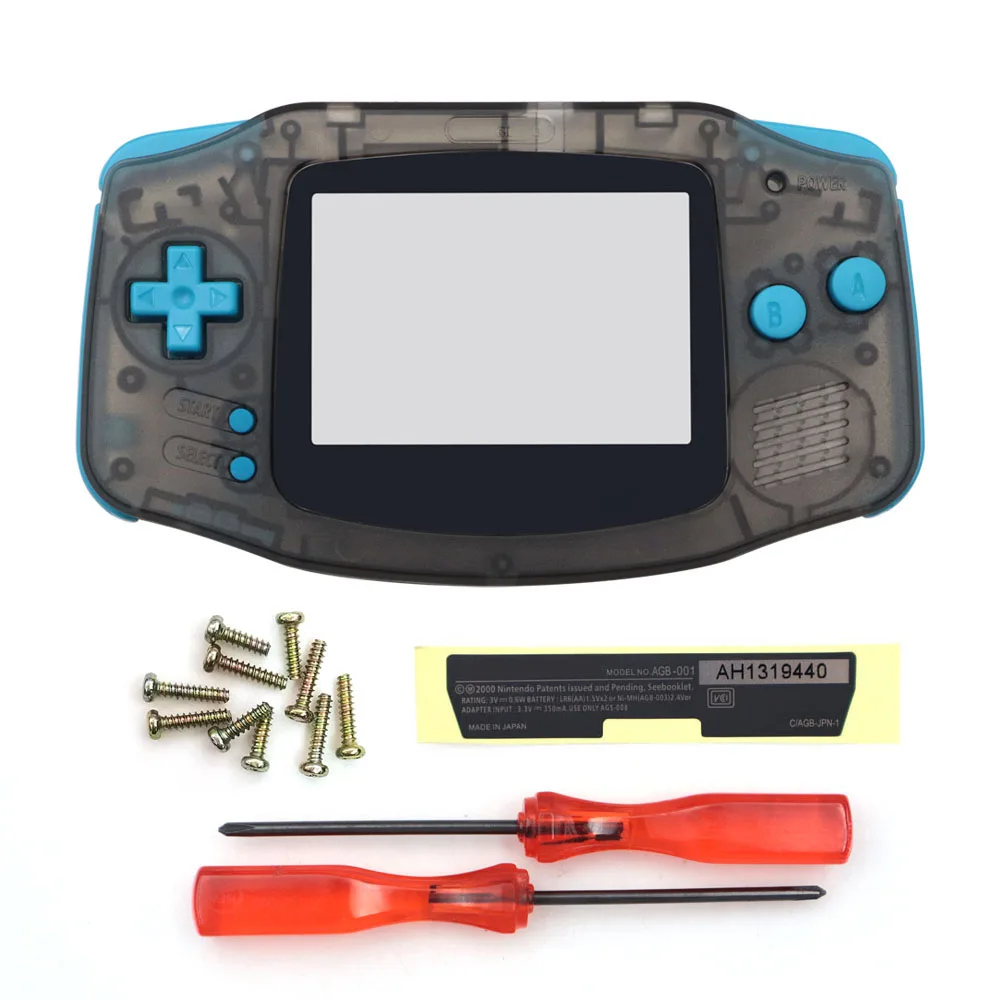 غطاء حماية GBA مع عدسة شاشة مناسبة لاستبدال Gameboy Advance