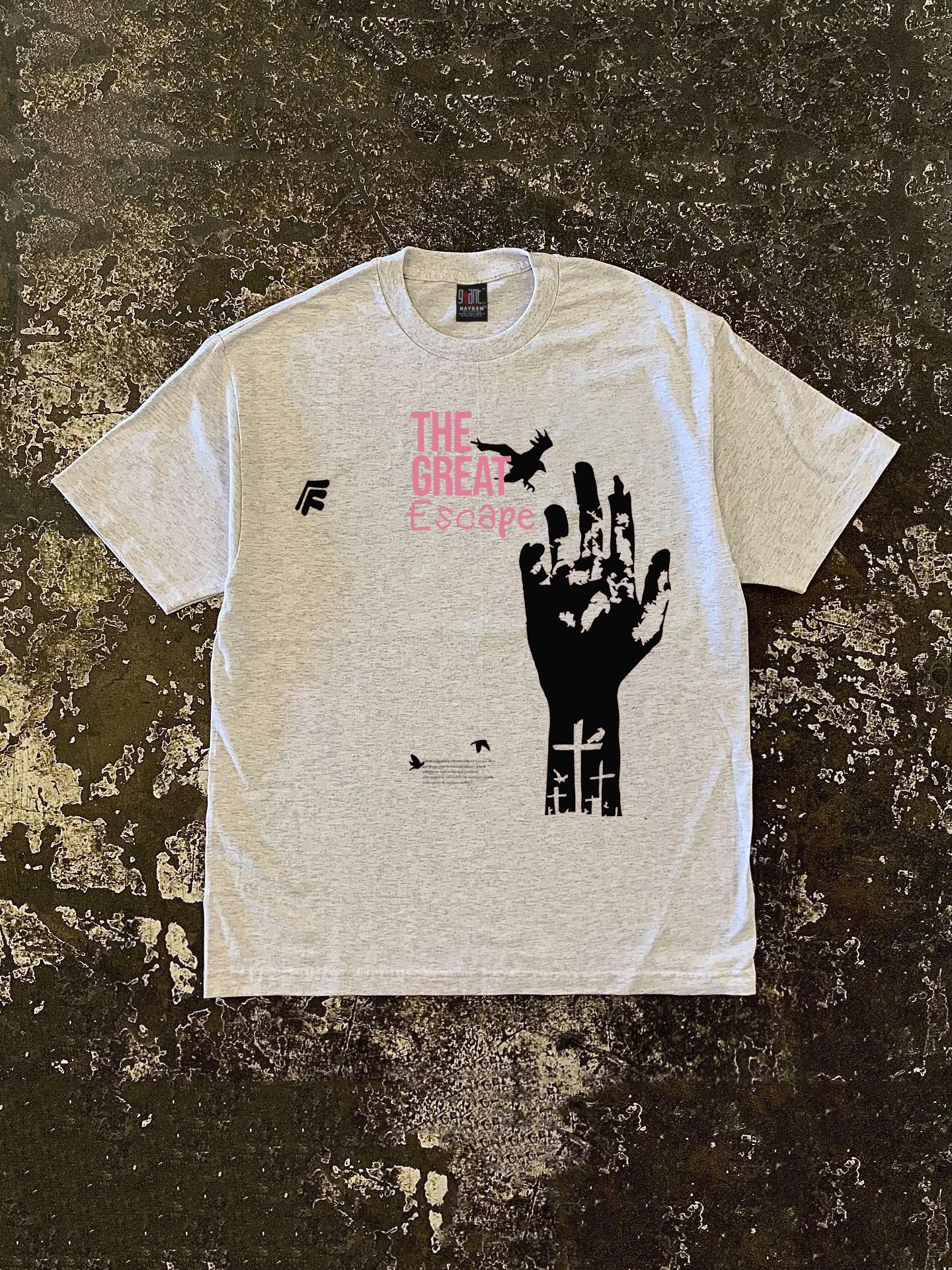 純綿260gヘビーウェイト半袖tシャツ-ルーズフィット-カップル向け-パームエスケープ-カジュアル-トップクオリティコットン-快適な着心地