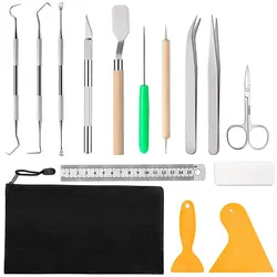15pcs Weeding Tools Set For Vinyl Craft Weeding Tools Kits For Cricut Scrapbooking Tools DIY Art Tools Precise Vinyl