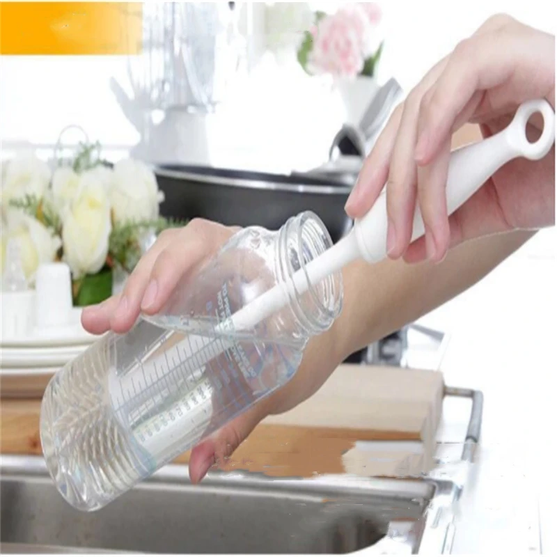 실리콘 병 브러시 청소 컵 브러시, 유리병 급식 청소 브러시, 병 브러시, 커피 차