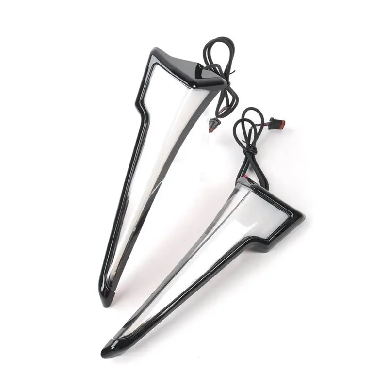 دراجة نارية LED بدوره مصباح إشارة الجبهة هدية لجولة CVO إلكترا شارع الإنزلاق الترا 2023-2025 أبيض وأسود