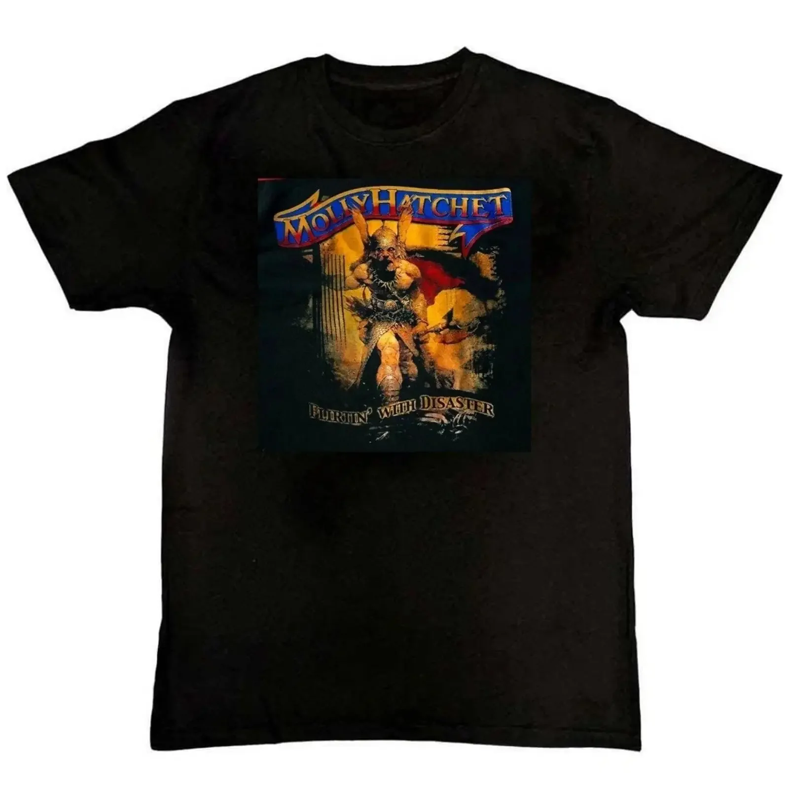 Vintage Molly Hatchet Konzert Grafik Print Herren T Shirt S M L XL 2 3 4 vintage Washed graphic Top For Everyday Wear Soft