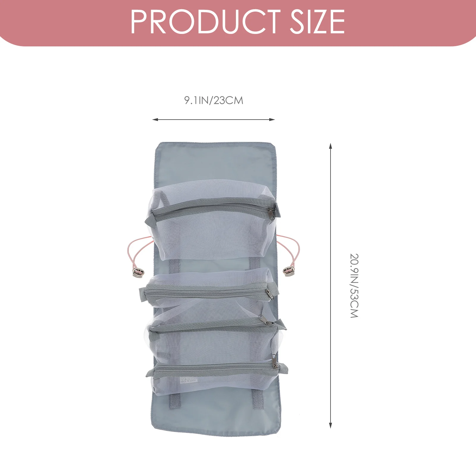 

Bag Lightweight Toiletry Travel Hanging Make up Multi-functional Makeup Pu Make-up