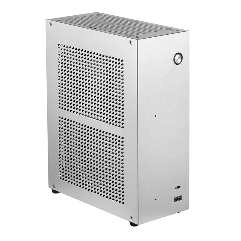 

Корпус Mini-ITX для NAS объемом 4,5 л с возможностью горячей замены 3,5-дюймовых жестких дисков; идеально подходит для домашнего офиса и сетевых сред
