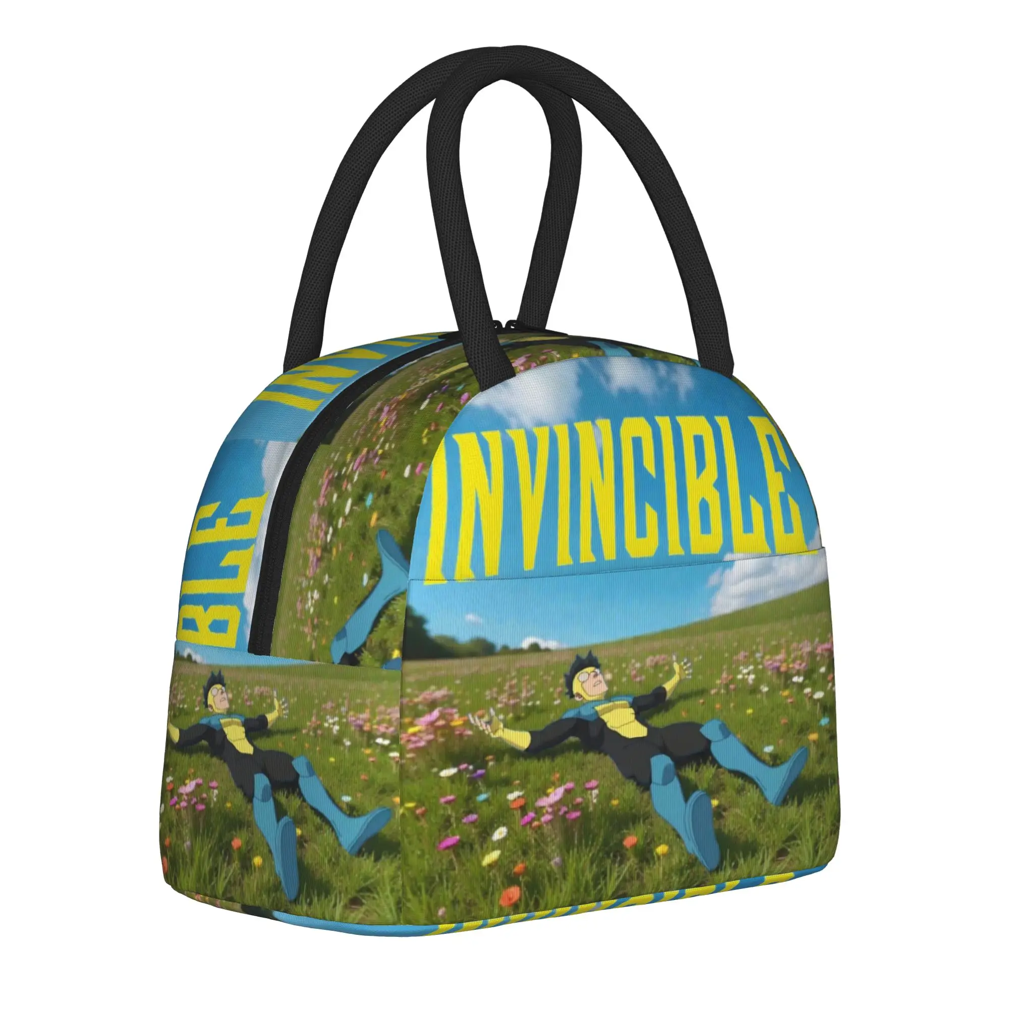 Invincibles Comic Thermal Insulated Lunch Bags for Office  Portable Food Container Bags Men Women Cooler Thermal Lunch Boxes
