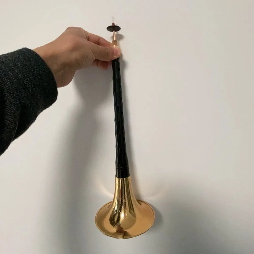 Ebony Brass Suona B/C/B♭/D/E/ E♭/Key Adult Beginner Professional Performance Accompaniment Suona Portable Musical Instruments