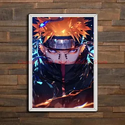 Naruto Poster Kakashi Sasuke Itachi Uchiha Akatsuki Anime Character Canvas Painting for Modern Home Decoration Aesthetic Gift