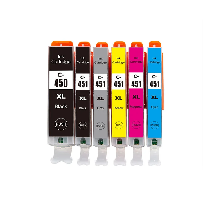 PGI-450 CLI-451 Compatible Ink cartridge For Canon PIXMA MG5440 MG5540 MG5640 MG6340 MG6640 MG7540 MG7140 IX6840 IP8740 Printer