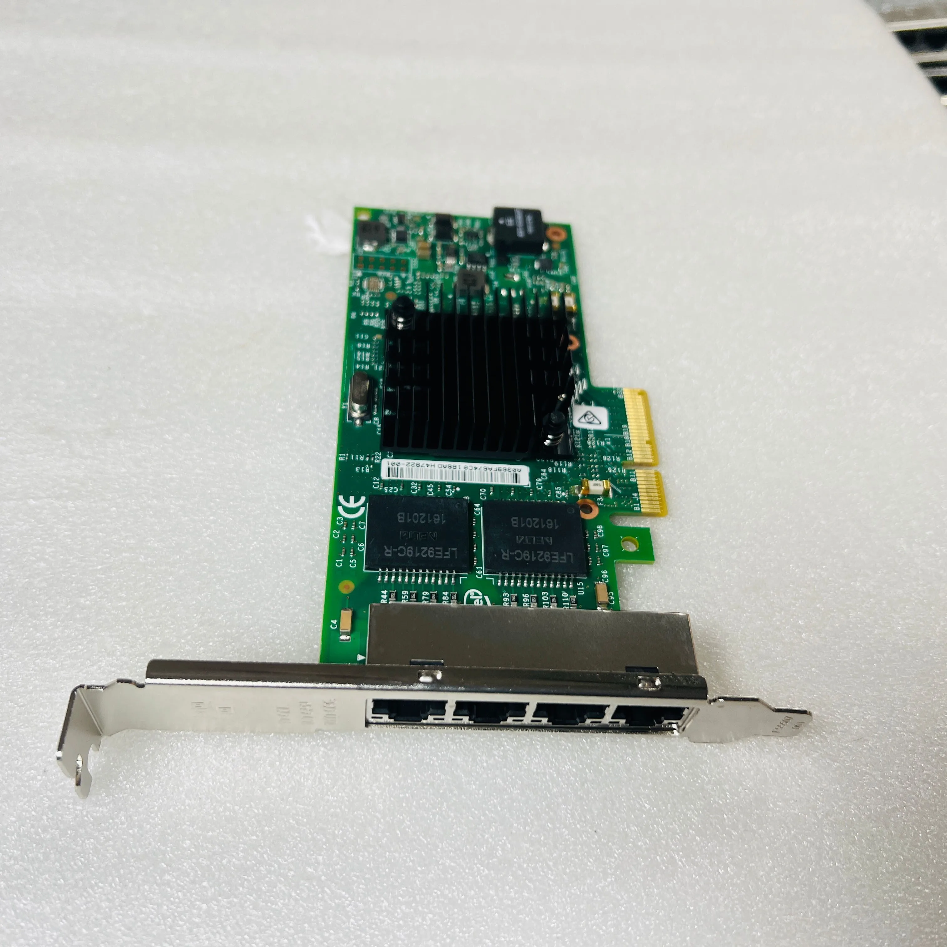 Kartu Jaringan I350-T4V2 OEM I350-T4 PCIe X4 Adaptor Ethernet NIC Jaringan Quad Port Kartu