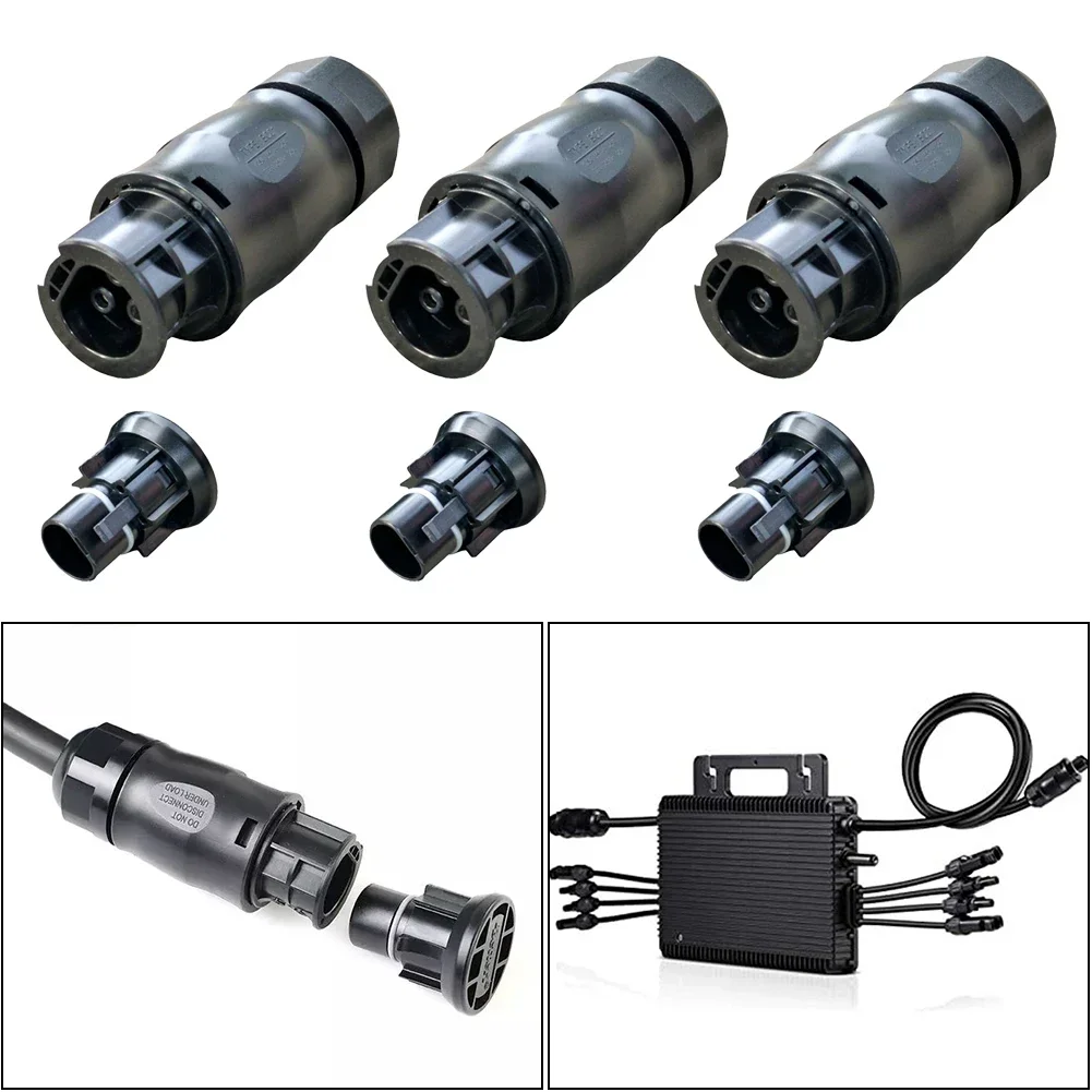 Sturdy Build 3Pole Female Waterproof Connection End Cap For Betteri BC01 Designed For Long lasting Use With For hoymiles