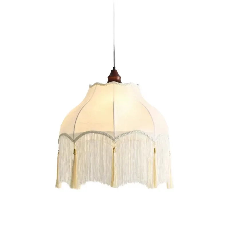 PM French retro retro bedroom chandelier restaurant bar counter upscale room solid wood tile pizza style zen lighting fixtures