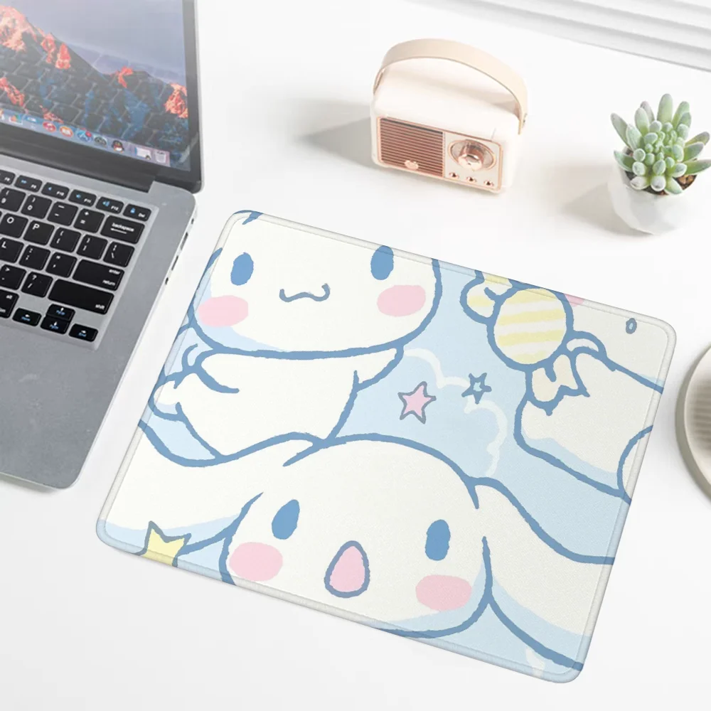 Cinnamoroll Cute Mouse Pads Small Sanrio Deskmat Gamer Cabinet Kawaii Mouse Pad Gaming Laptop Pad on the Table Pc Accessories