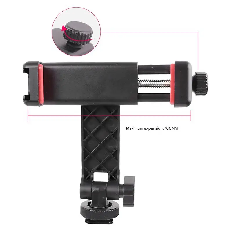 Camera Hot Shoe Phone Tripod Mount Holder Mobile Smartphone Support Cold Shoe Adapter for Iphone Samsung Photography Accessories gallery 1