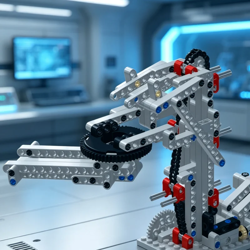 GBC Ball Conveyor Machine MOC Building Blocks 460 Parts Modular Marble Run Mechanism DIY Brick Set Desktop Collectible
