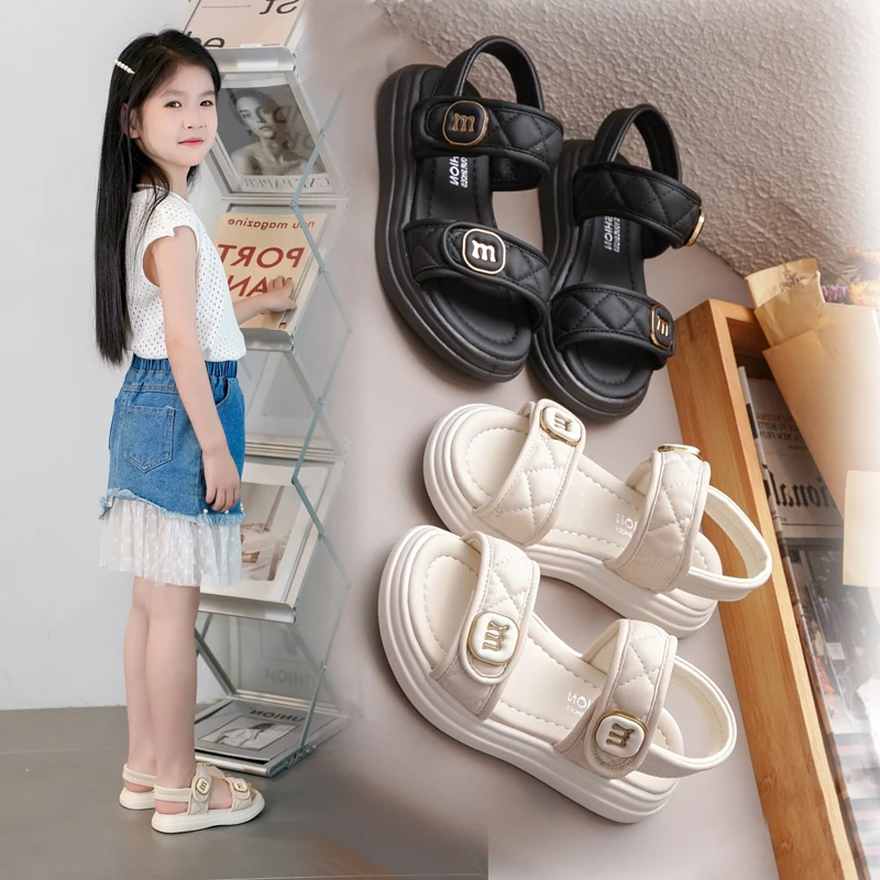 Summer Fashion Beautiful Children Kids elegante confortevole Baby traspirante Casual Toddler Shoes Cute Flat Shoes Student Hollow