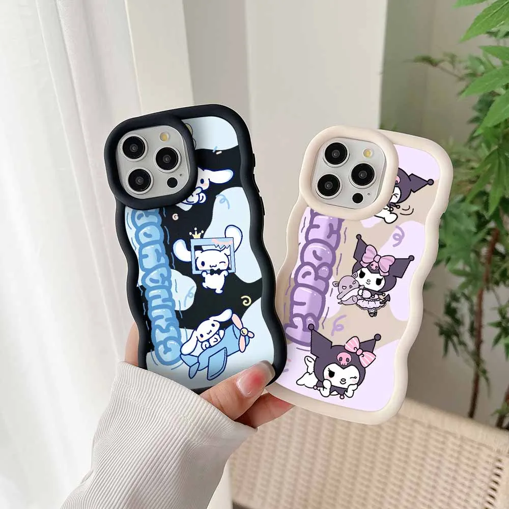 Sanrio HelloKitty Kuromi Phone Case for Oppo Realme 5 11 12 C11 C21Y C21 C30 C35 C53 C55 C65 C67 Pro Plus 4G 5G Soft TPU Cover