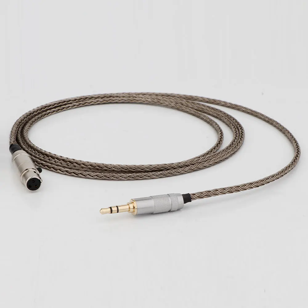 7N OCC HiFi Mini XLR to 3.5 mm Balanced Earphone Cable Mini XLR Male to 3.5mm jack for Q701 K240s K271 K702 K141 K171 K712