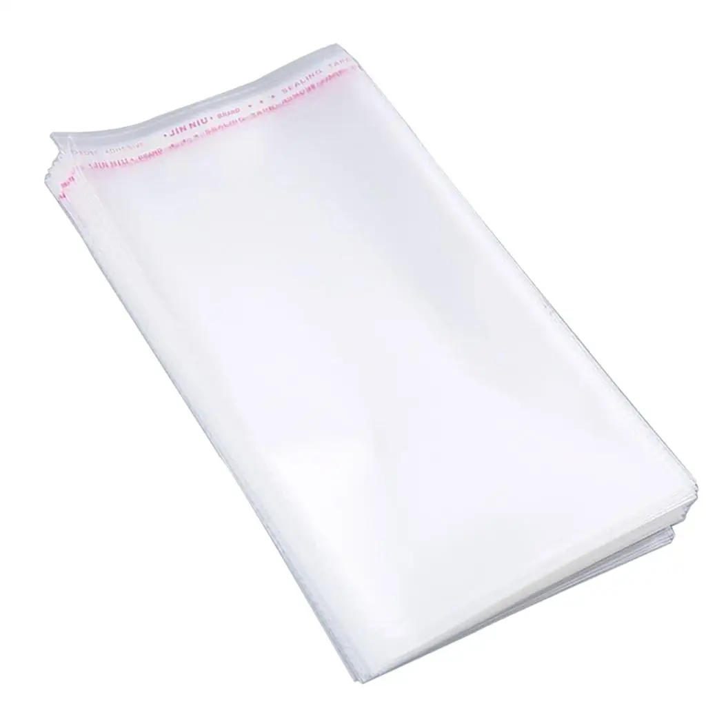 100x bolsas OPP postales autoadhesivas tarjetas de felicitación cubierta protectora adhesiva