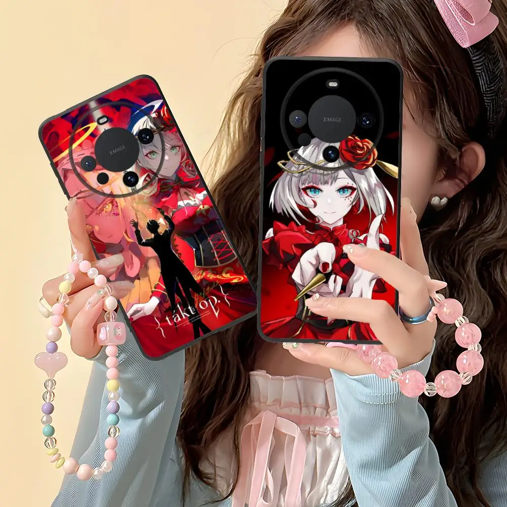 حافظة لهاتف هواوي ميت 60 50 40 30 20 10 Pro Plus Lite E 5G حافظة مطبوعة ملونة فاخرة وجميلة