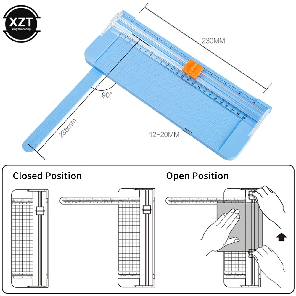 A5 เครื่องตัดกระดาษเครื่องตัดกระดาษขนาดเล็กกระดาษความแม่นยํา Photo Trimmer Art ตัดมีดเครื่องเขียนนักเรียนอุปกรณ์สํานักงาน