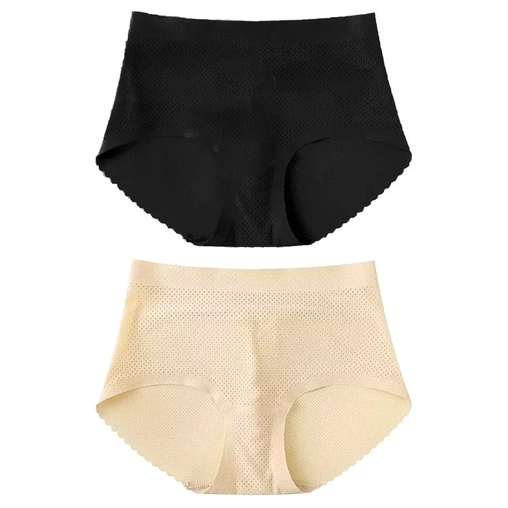 1Pcs Durable Nylon Fake Butt Underwear Triangle Breathable Butt Lifting Pants Comfortable Thin Seamless Briefs for All Seasons