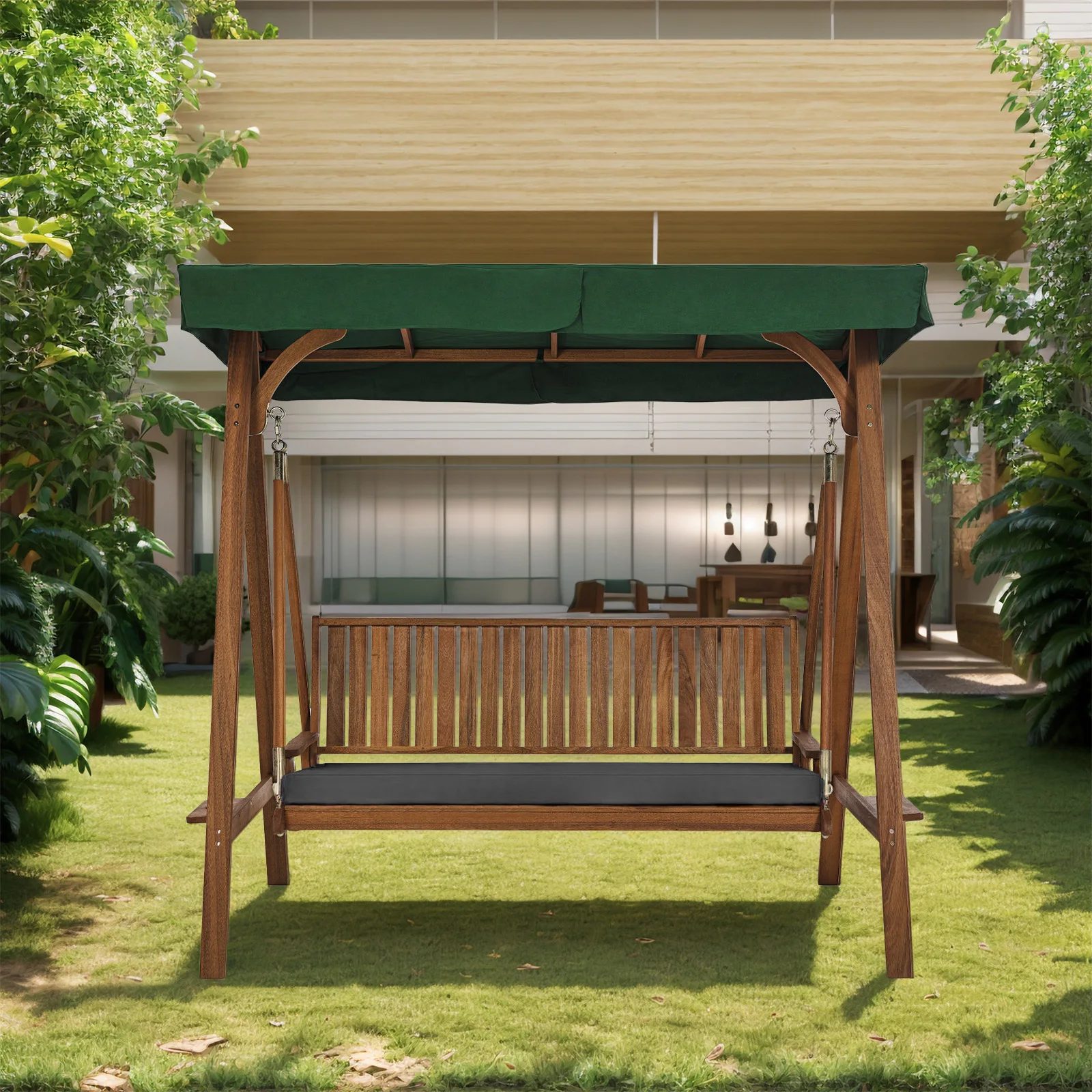 وسادة مقعد 100% مقاومة للماء وسادة مقعد سميكة غير قابلة للانزلاق قابلة للغسل وسائد مقعد في الهواء الطلق شرفة حديقة وسادة مقعد