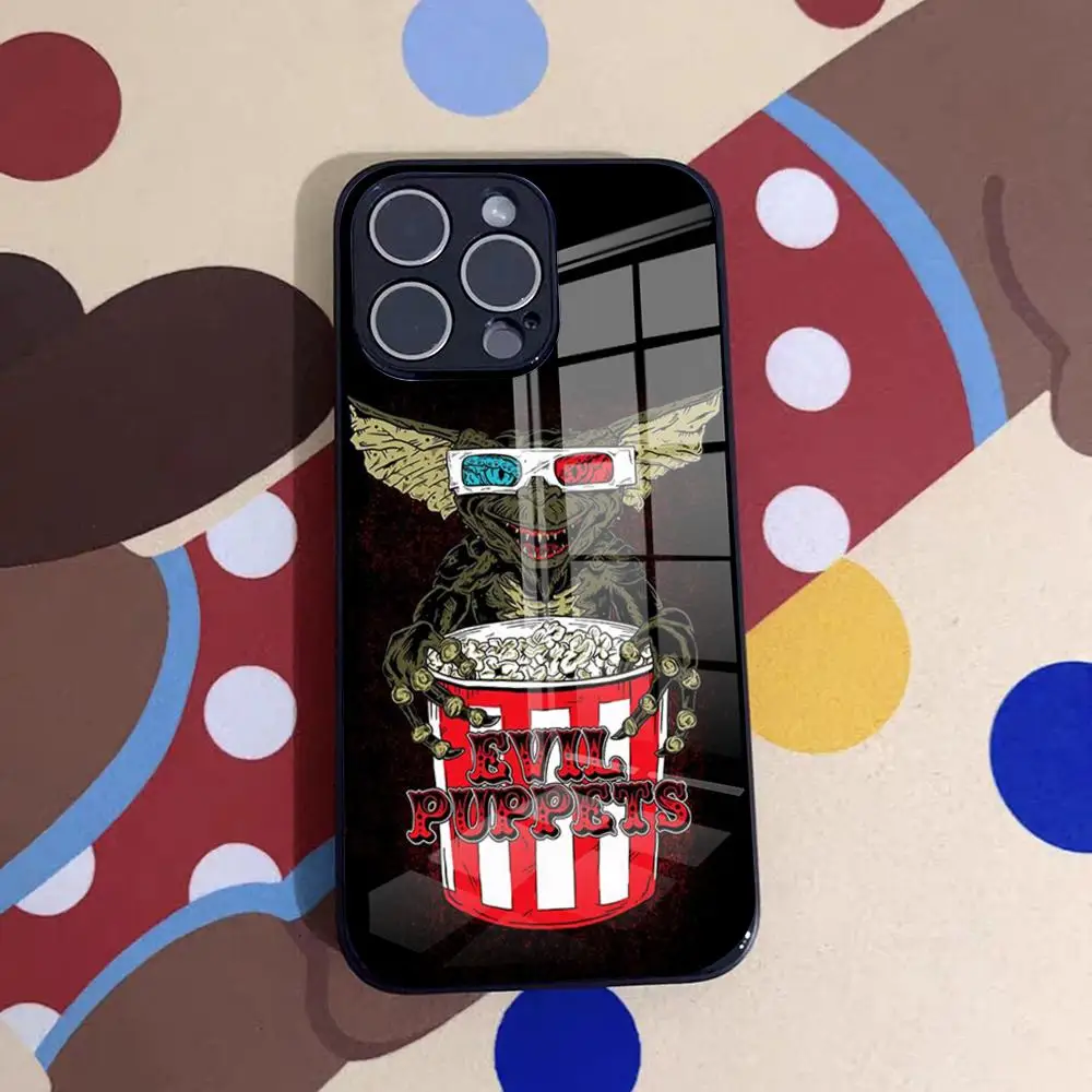 Чехол для телефона Movie G-Gremlins Gizmo для iPhone 17 Pro Max 16 15 14 Pro Max 13 11 X Xs Xr 8 7 Plus, стеклянный чехол