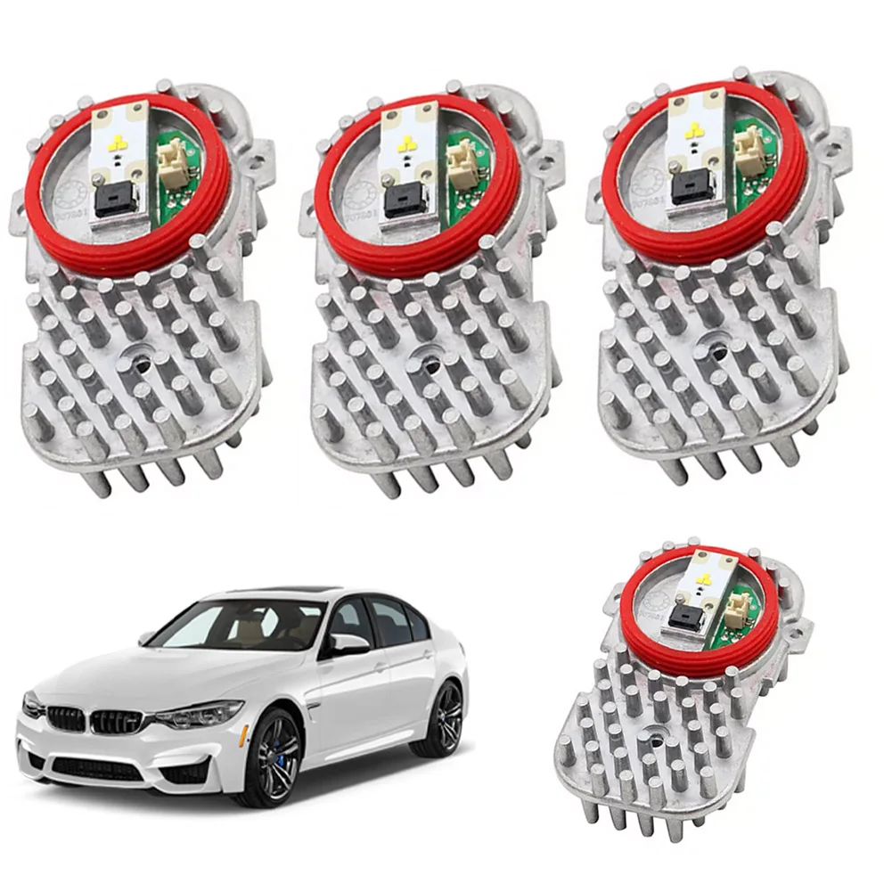 4 PCS White DRL Angel Eyes LED Modules Set 63117263051 Xenon Headlight DRL Module for BMW 2014-2017 F80 M3 F82 M4 F32 4 SERIES