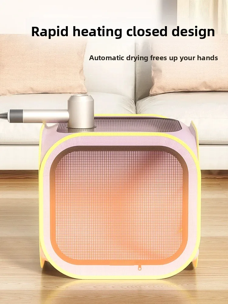 ZHAYA Pet Dryer Box for Cats Drying Bag after Bath for Small Dogs Home Use Hair Dryer Blower
