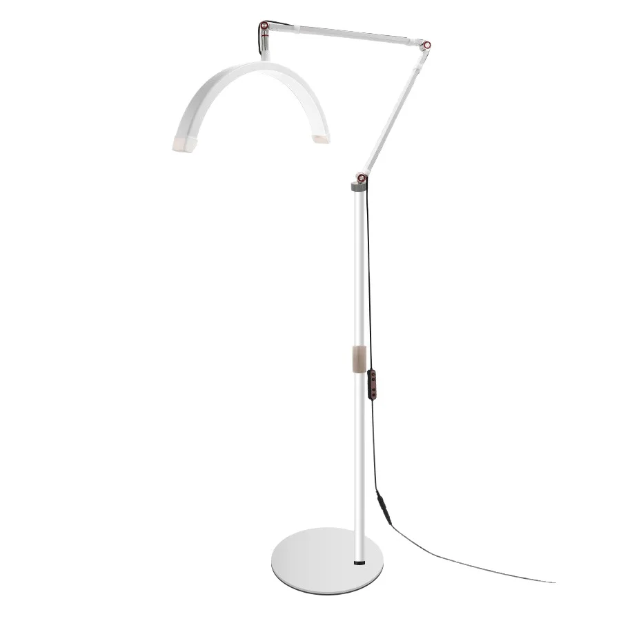 Professional Salon Style 16 Inch Half Moon U Shape LED Eye Protection Fill Light Desktop Light Therapy Lamp for Nail Art