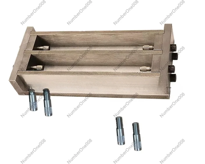 Steel Two-Gang Prism Mould 25x25x285mm for ASTM C151, 250mm G 4 Points, Cement/Mortar Shrinkage