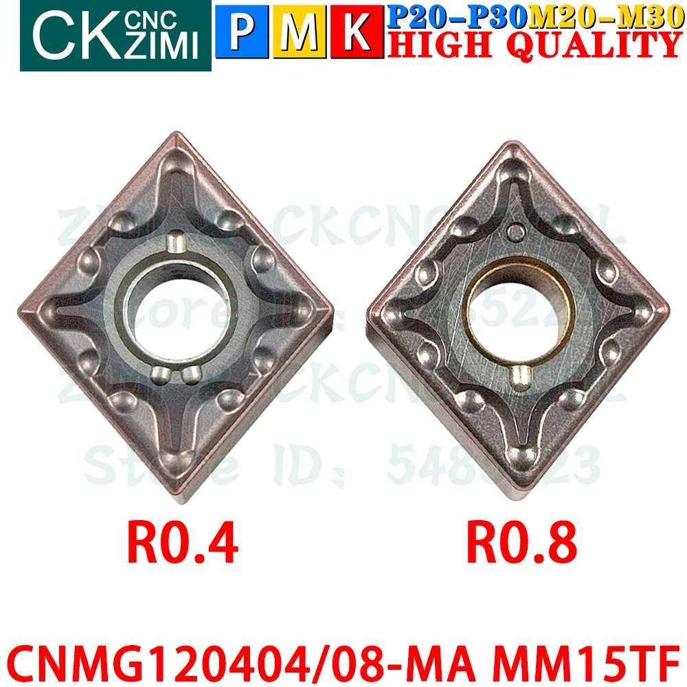 CNMG120404-MA MM15TF CNMG120408-MA MM15TF CNMG431-MA MM15TF CNMG432-MA MM15TF كربيد إدراج الخارجية تحول إدراج أداة CNMG1204 CNMG 1204 MA نك مخرطة معدنية تحول القاطع أداة