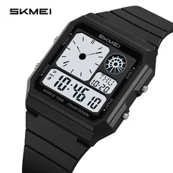 SKMEI 2347 Electronic Watch For Men Women Student Waterproof Outdoor Chrono Wristwatch Clock Reloj Daylight Time Digital Sport
