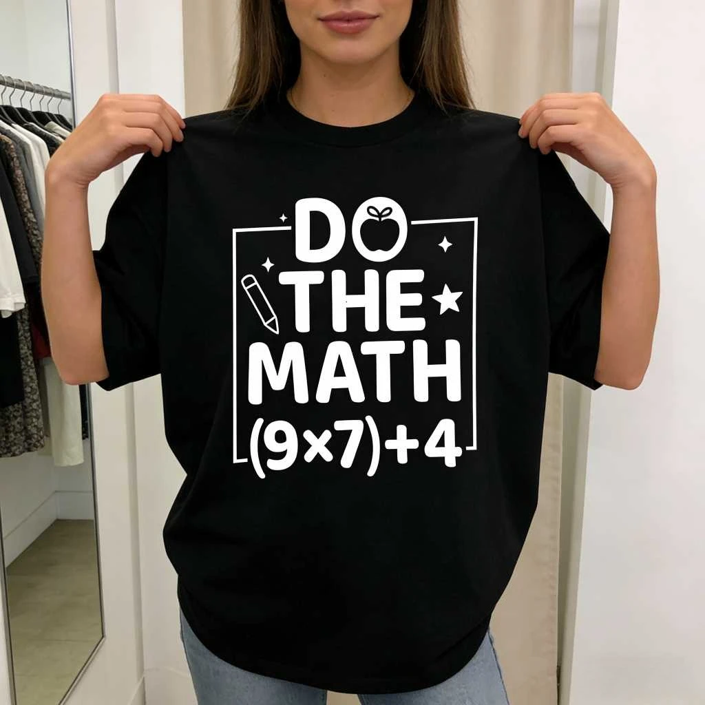 Funny Do the math Meme T-shirt 6-7 Six Seven 67 popular school Tee Shirt