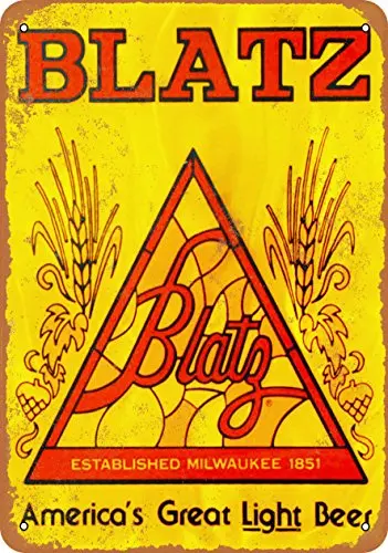 Metal Sign - 1970s Blatz Beer - Vintage Look