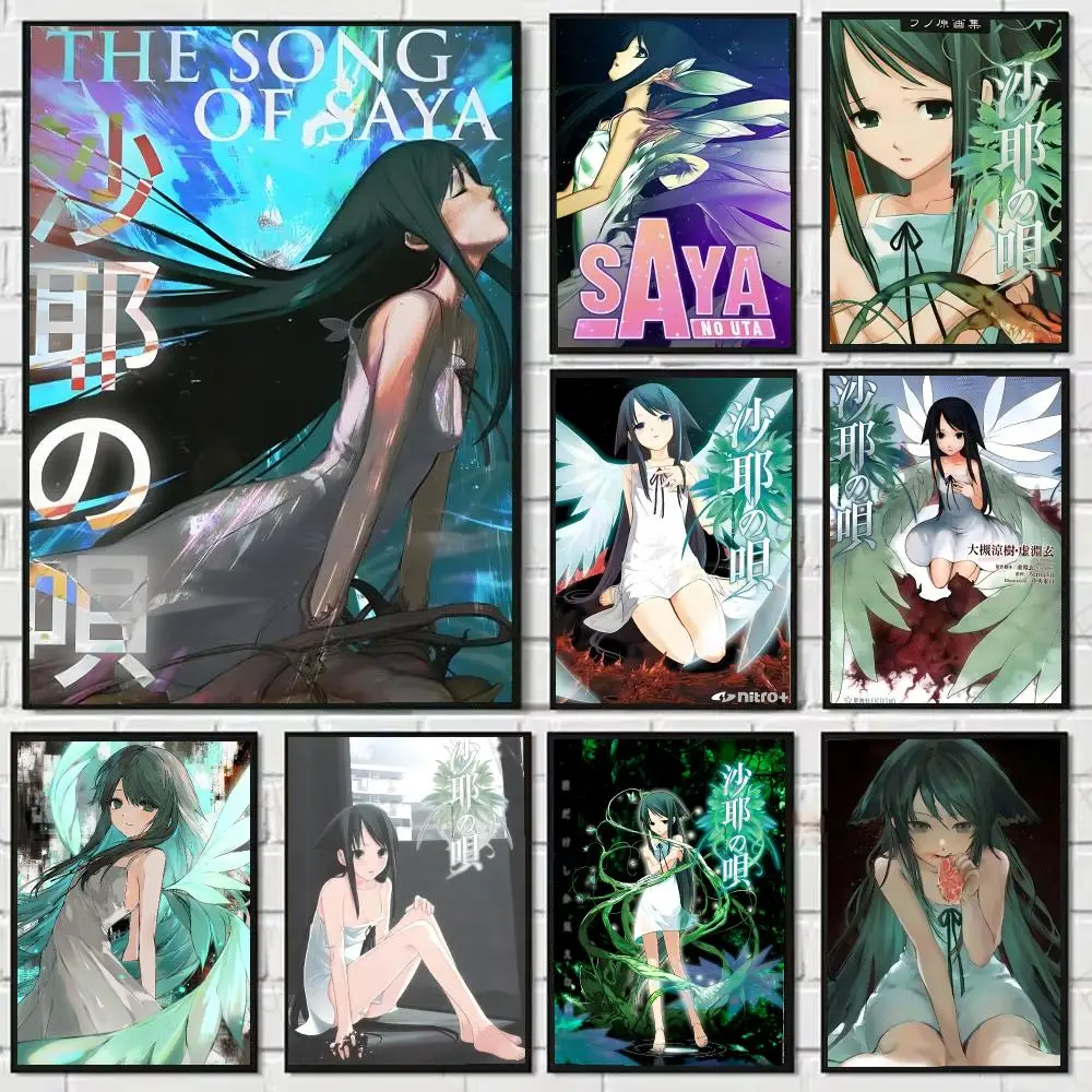 Anime S-Saya no Uta Painting Calligraphy Canvas Art Styles, Wall Art Decor, Living Room Decor
