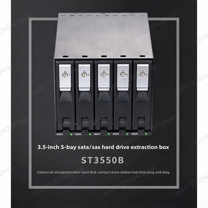 Support hot swappable, independent 3.5-inch mechanical hard drive cabinet, chassis with locked optical drive position
