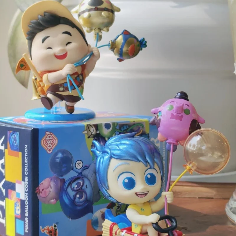 

Genuine Hot Toys Pixar Balloon Series COSBI Blind Box Figure Joy Embarrassment Collectible Figurine Doll Holiday Birthday Gift