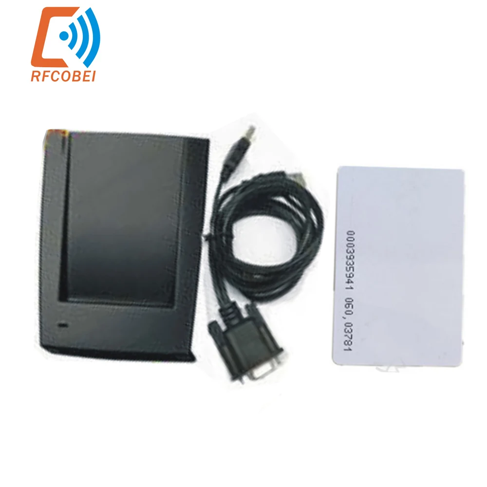 

125Khz rfid EM4100 TK4100 EM Card Reader RS232 Interface Smart Card Reader EM4100 TK4100 Access Control card reader