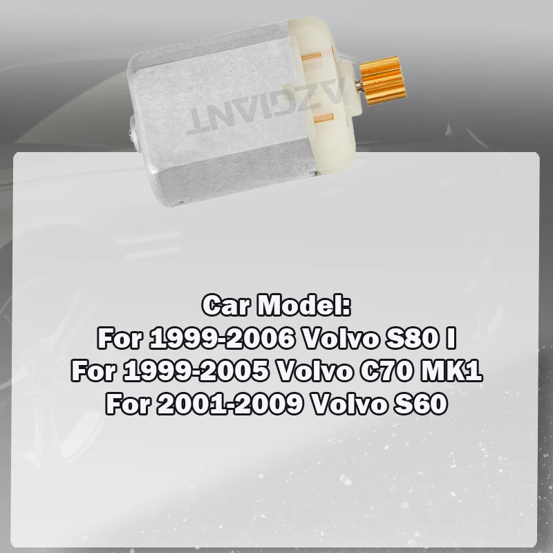 AZGIANT 9203514/9444090 سيارة الباب الخلفي الجذع التمهيد قفل المحرك لفولفو S80 I/C70 MK1/S60 معدن النحاس 11T قطع غيار والعتاد إصلاح