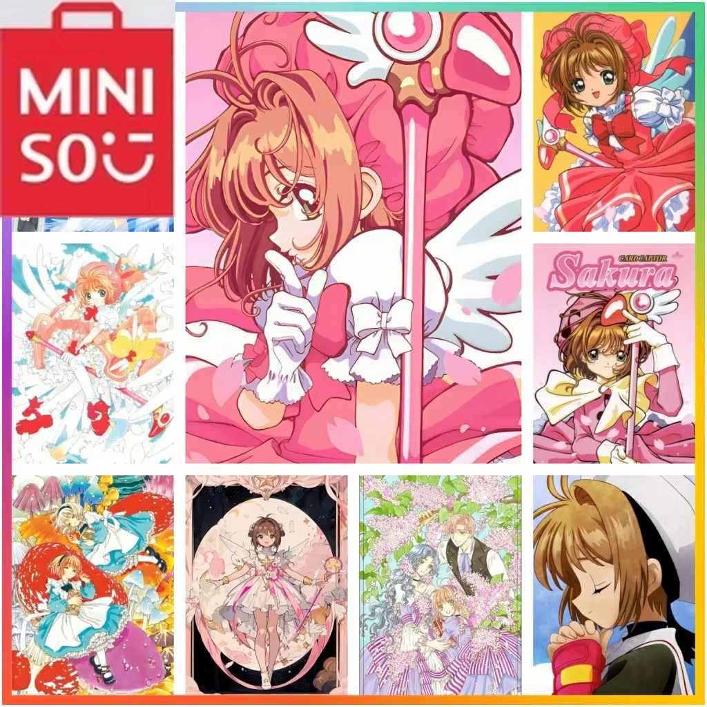 

MINISO 5D DIY Cardcaptor Сакура аниме Kawaii алмазная живопись 5D DIY художественная мозаика домашний декор подарок