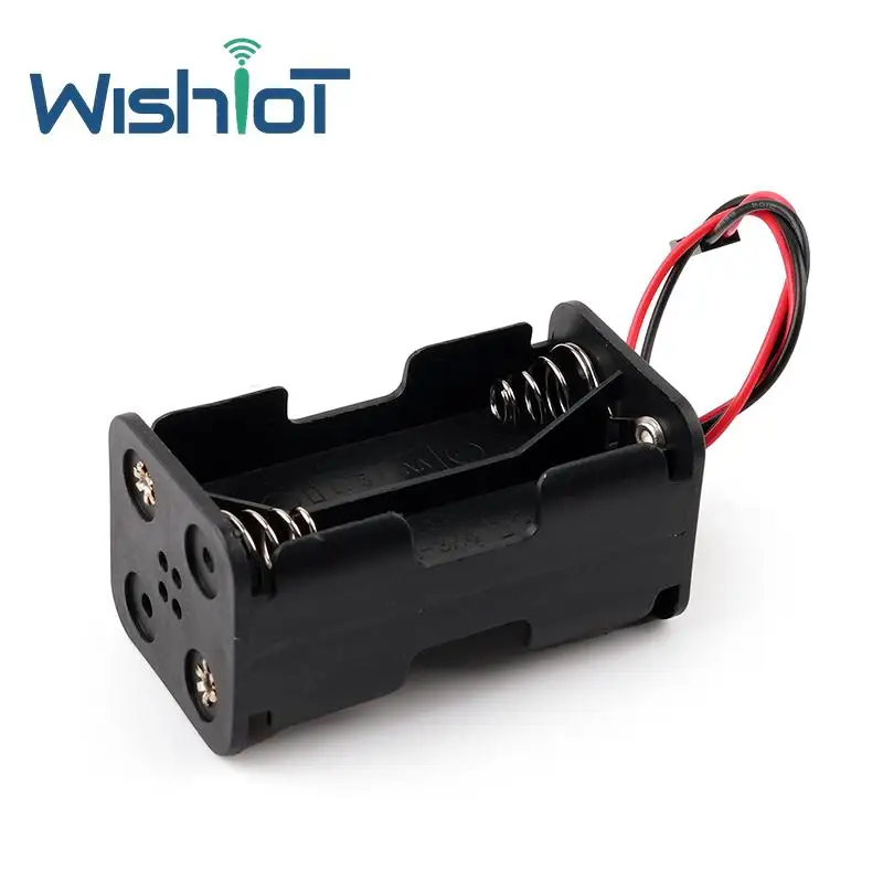 4 Cell AA Battery Holder Box Case 6V 3 Pin Connector Cable Board Parts Set Compatible for RC Steering Gear Tester DIY