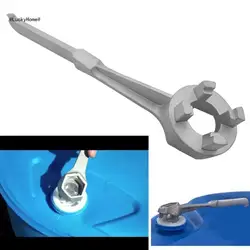 Barrel Opening Wrench Quick and Convenient in Opening the Lid of the Oil Drum Fits Water Barrel Barrels Drums 11UA