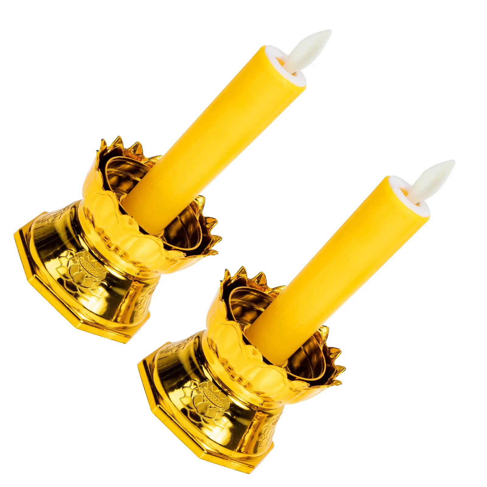 Velas electrónicas Led, luces operadas sin llama, brillo cálido falso para decoración del hogar, comedor, luz nocturna segura