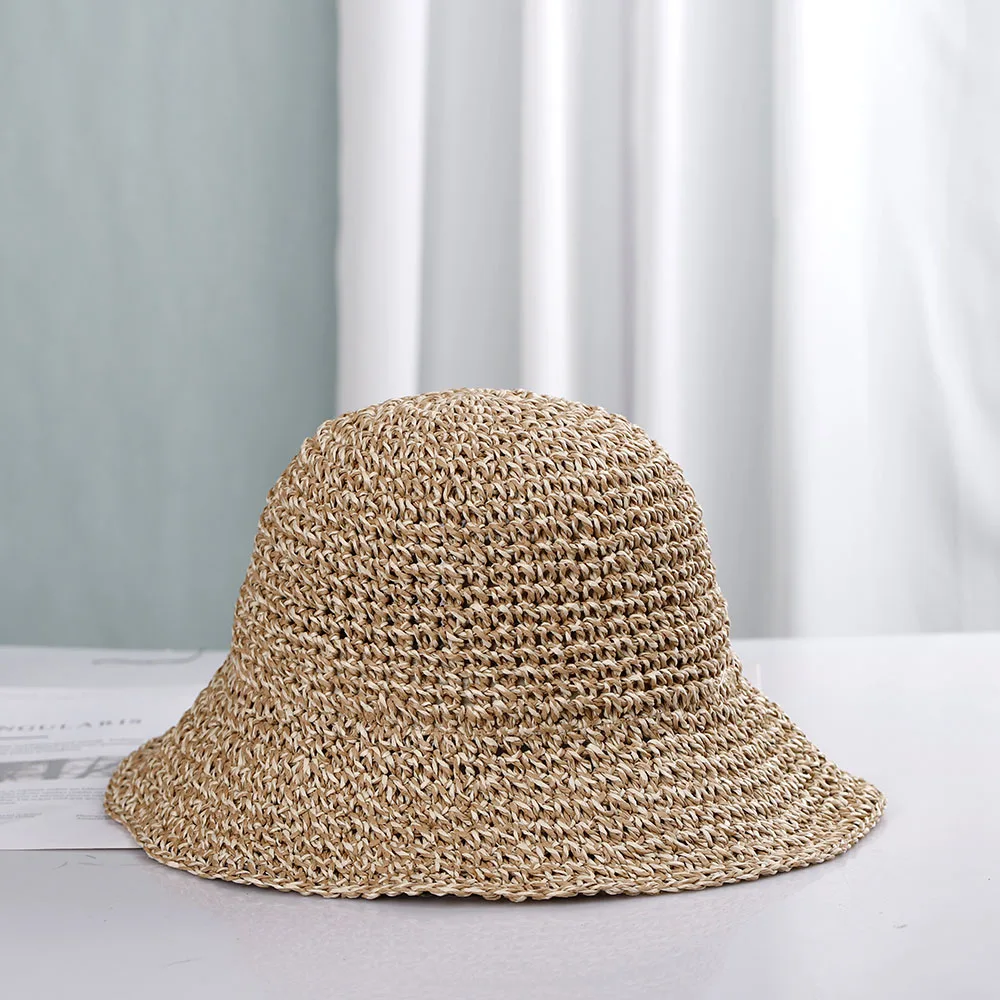 2022 Color mixing simplicity caps Women\'s summer hat Women\'s cap Straw hat Golf cap sun hats Men\'s panama hat beach Women hat