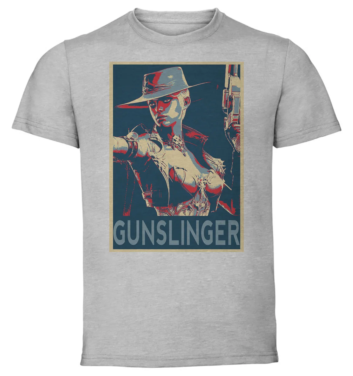 

T-Shirt Unisex Grey Propaganda - Lost Ark - Gunslinger Class SA1008