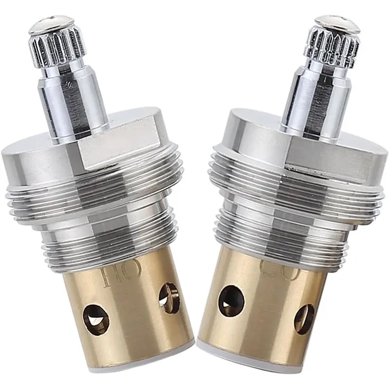 ABVJ-Hot And Cold Stem 6N-7H And 6N-7C Compatible For Kohler Tub And Shower Faucets Stem With Bonnet & Cap