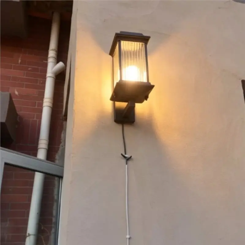 [NEW!A93G】 Minimalist Decorative Lighting Fixture Nordic Style Outdoor Wall Lamp For Courtyard, Balcony Doorway Corridor Aisle