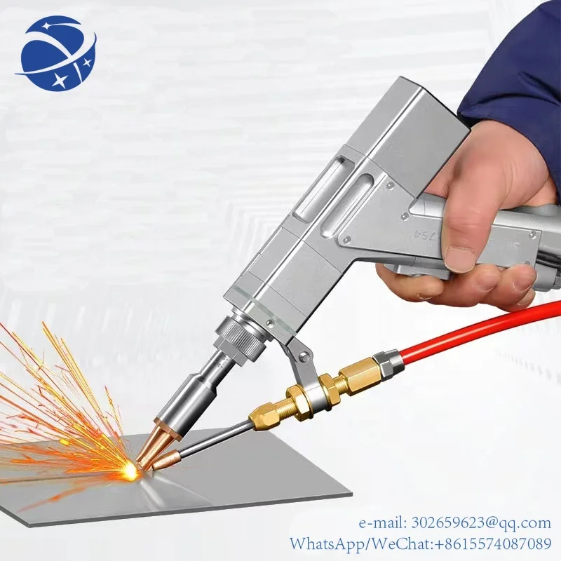 

yyhc Hot Selling Handheld Metal Stainless Steel Aluminum Laser Welding Head with Wire Feeder