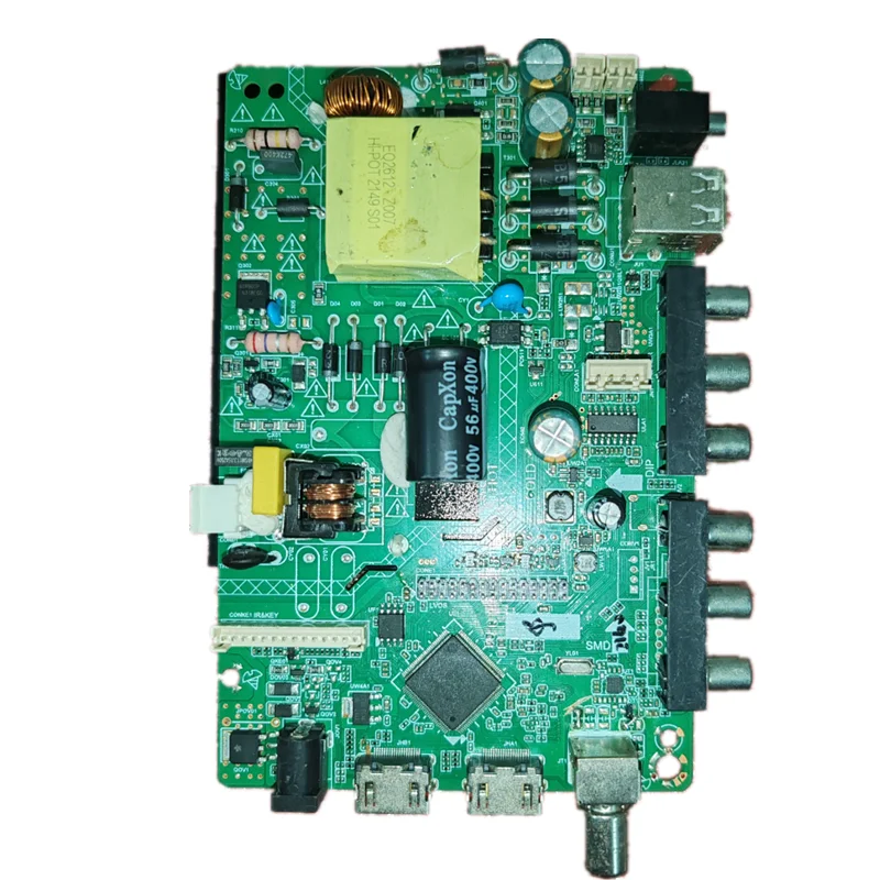 ZP.S53.818R01-Carte mère TV 3 en 1, testée, photo physique, pour 2AV, 36 à 41V, 600mA